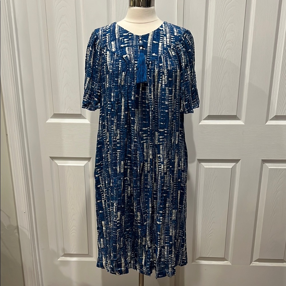 GO SOFTLY Patio Loose Summer Crepe Dress